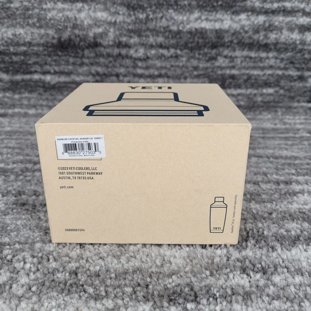 YETI Rambler Cocktail Shaker Lid Stainless Steel Accessory New - Picture 2 of 3